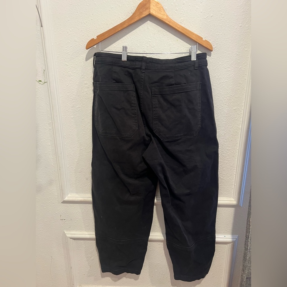 Everlane Black High-Rise Cropped Pants - Picture 3 of 4